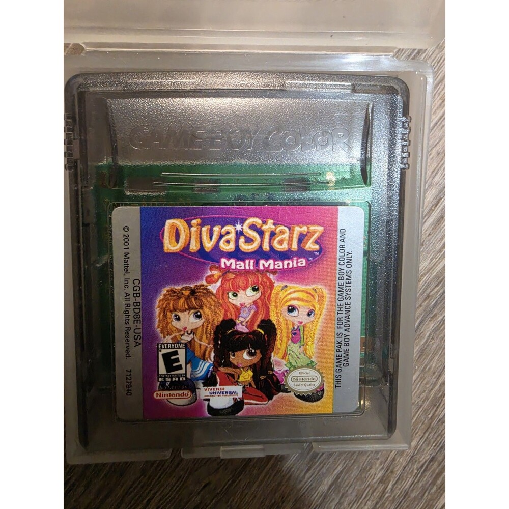 Diva Starz: Mall Mania (Nintendo Game Boy Color GBC)